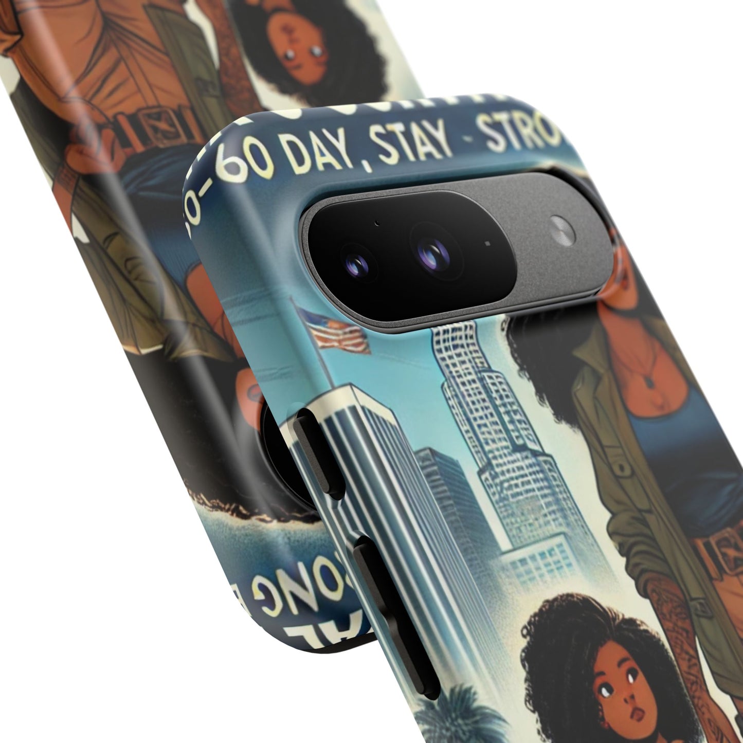 Empowering Phone Case - 'Stay Strong' Survival Design