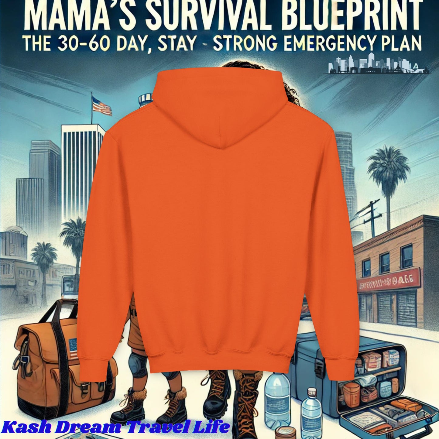 Mama's Survival Blueprint Youth Hoodie - Cozy & Inspirational Sweatshirt