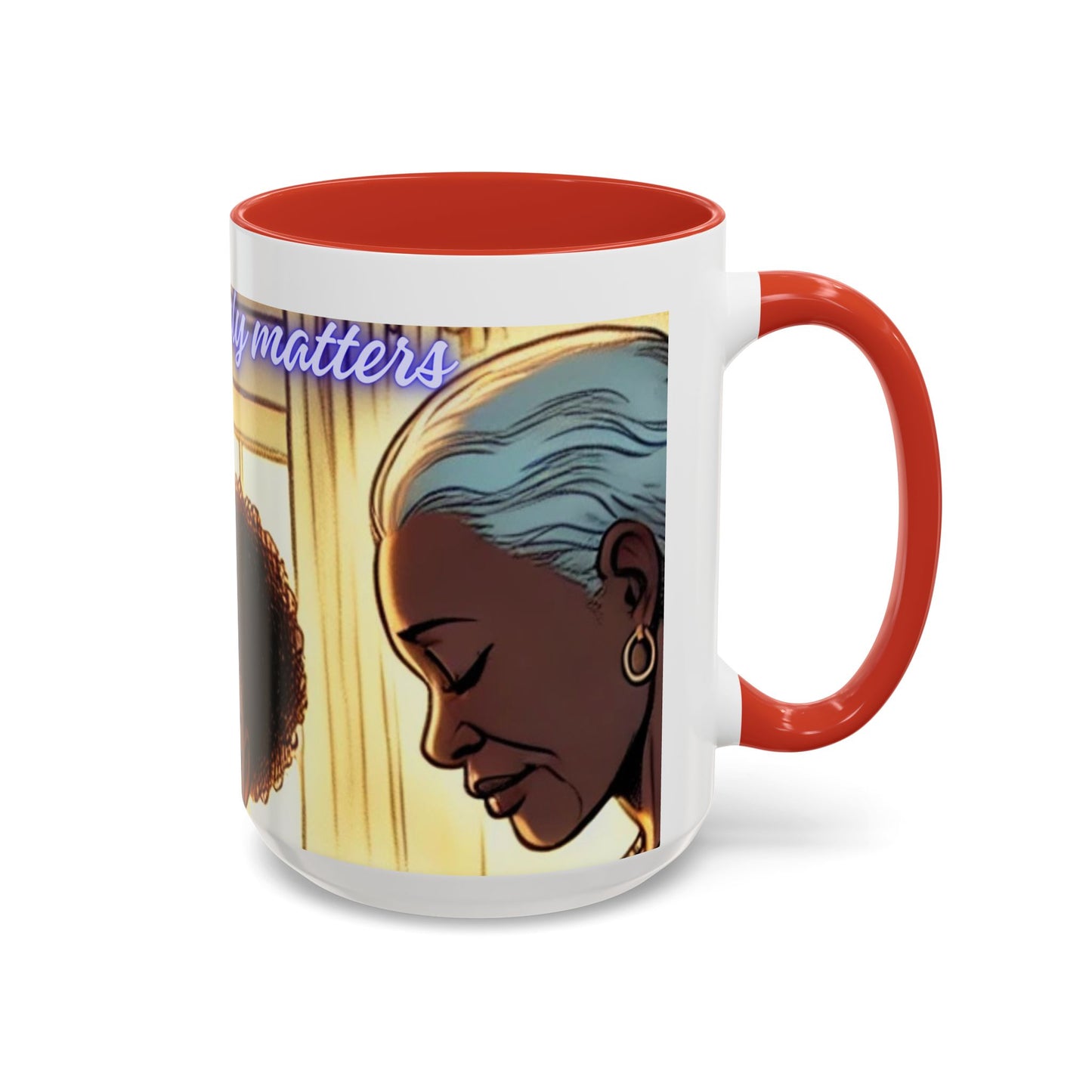 Kash Dream Travel Life Prayer Coffee Mug, Spiritual Mug, Black Family Accent Mug, Faith-Inspired Gift, Family Connection Cup
