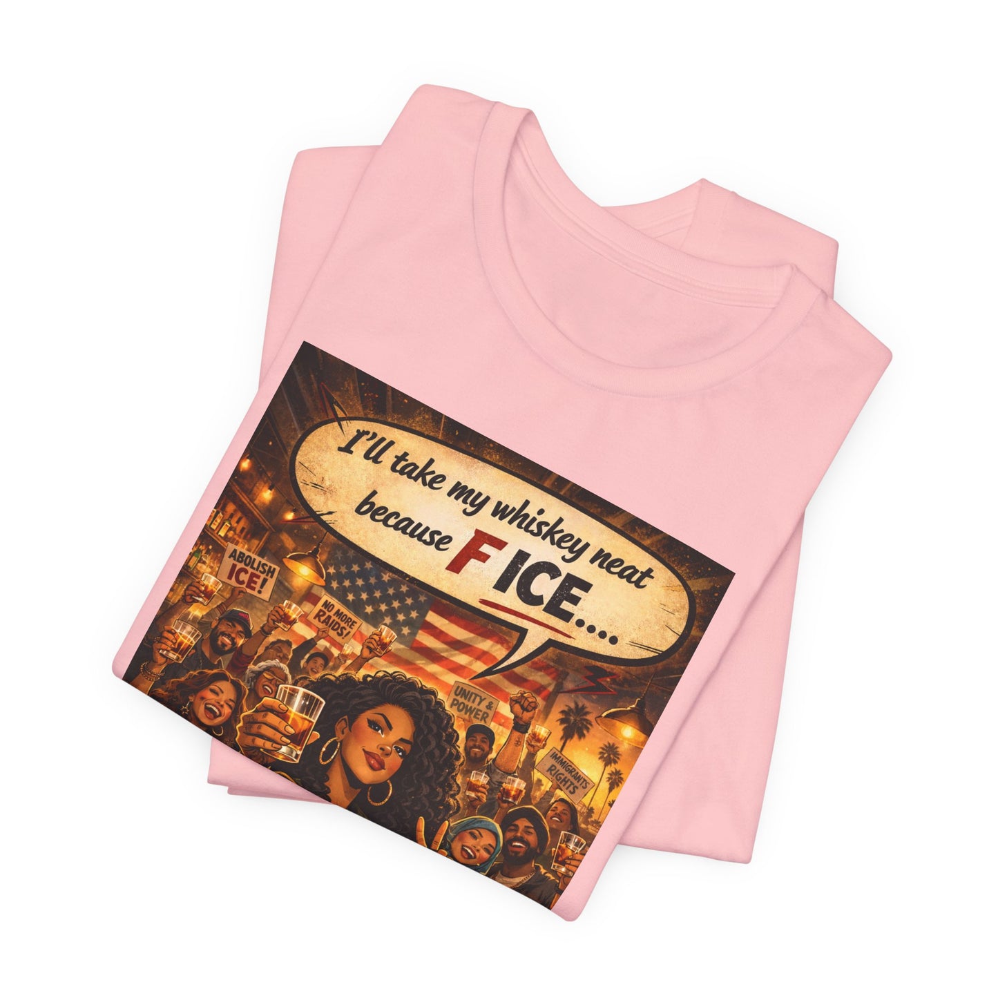 "We All Belong — No ICE" T-Shirt