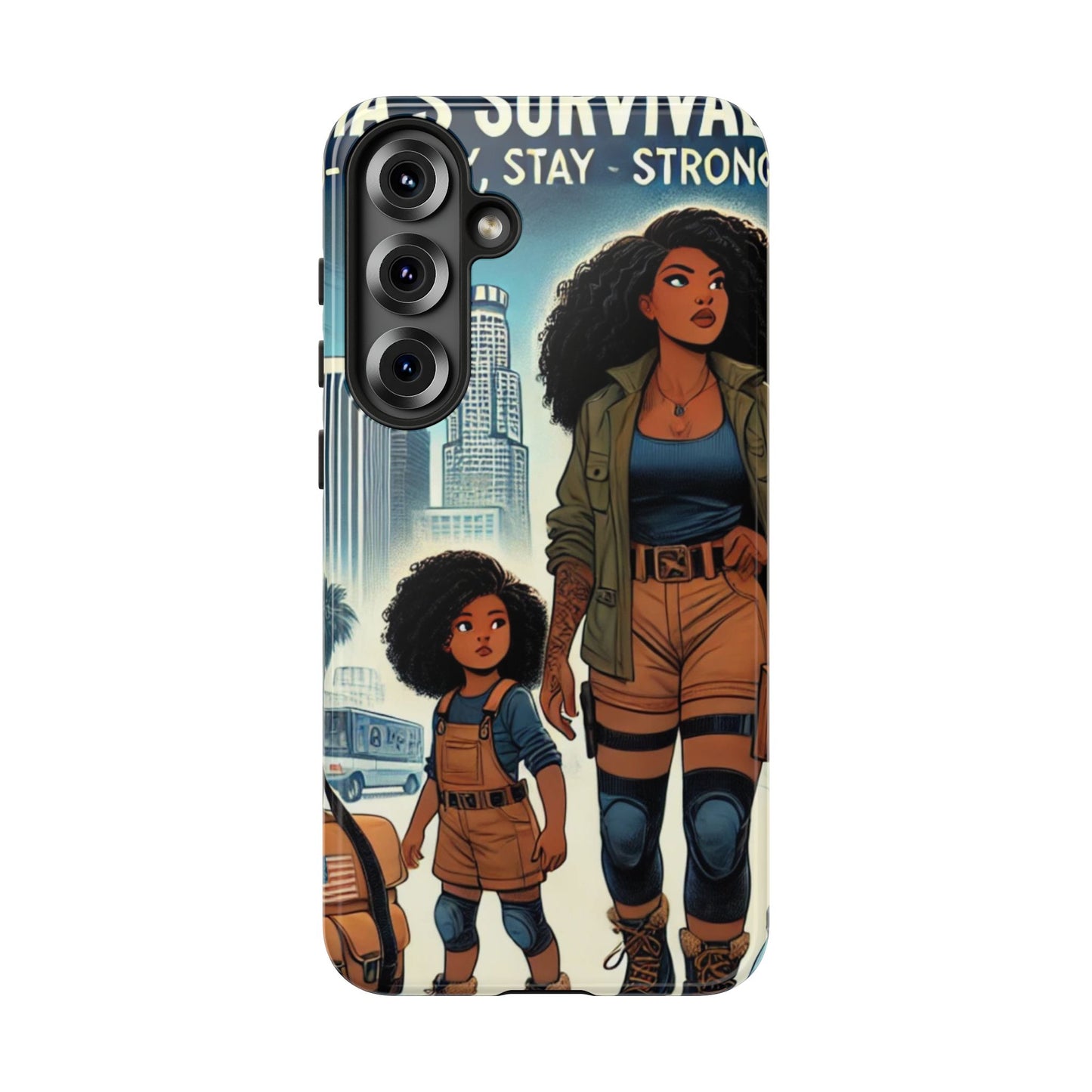 Empowering Phone Case - 'Stay Strong' Survival Design