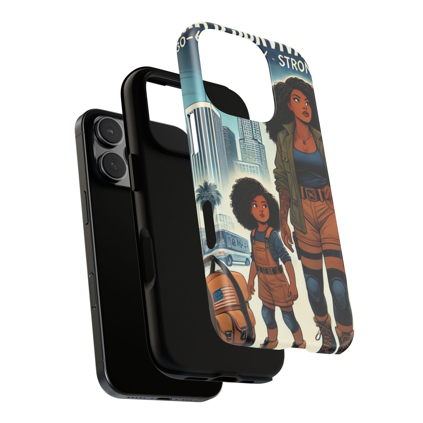 Empowering Phone Case - 'Stay Strong' Survival Design