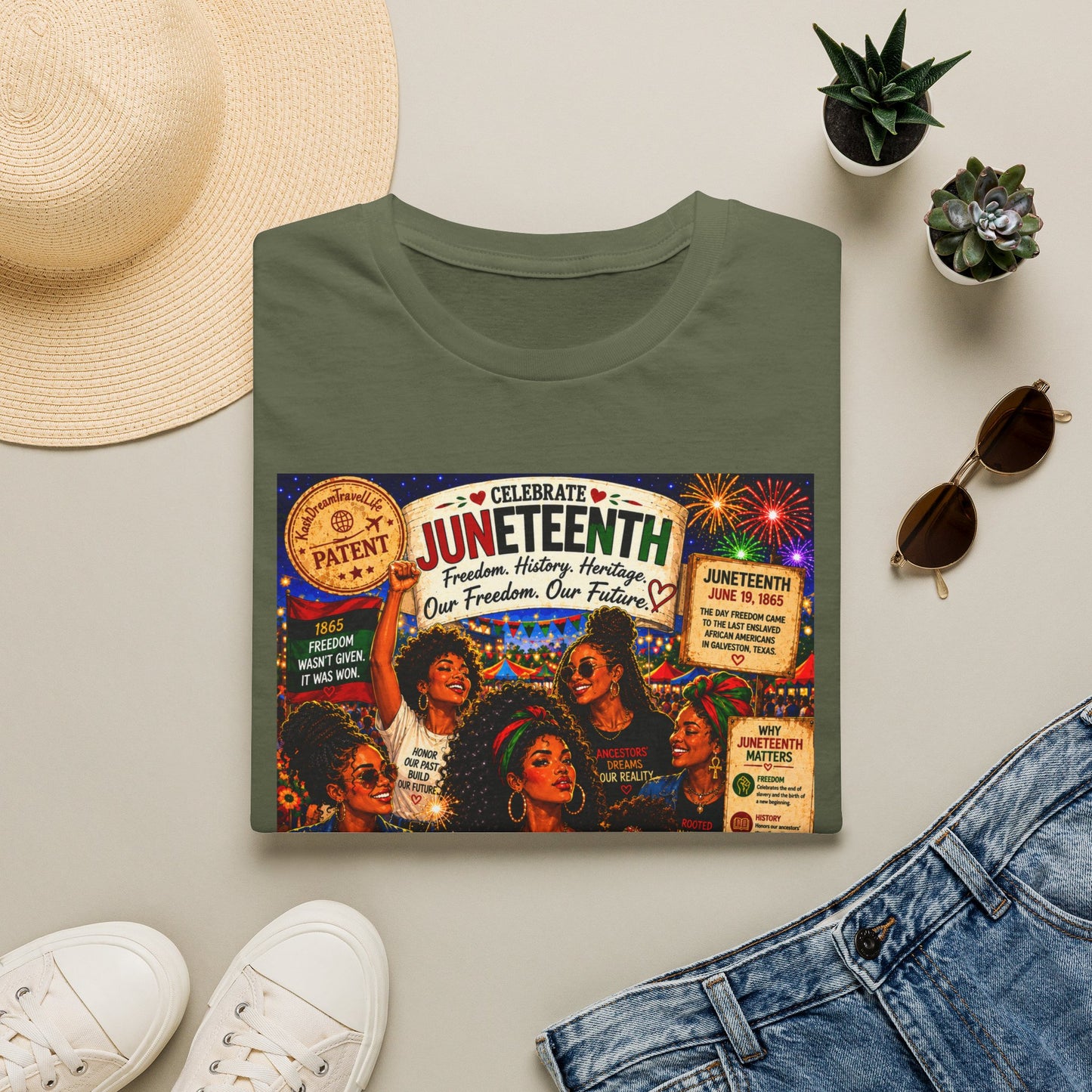 Juneteenth Celebration Freedom Is Not Free T-Shirt