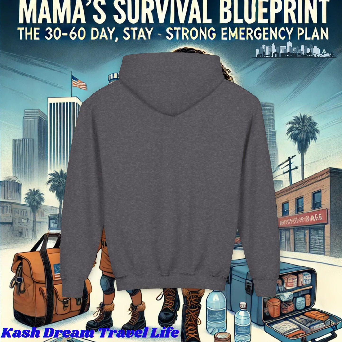 Mama's Survival Blueprint Youth Hoodie - Cozy & Inspirational Sweatshirt