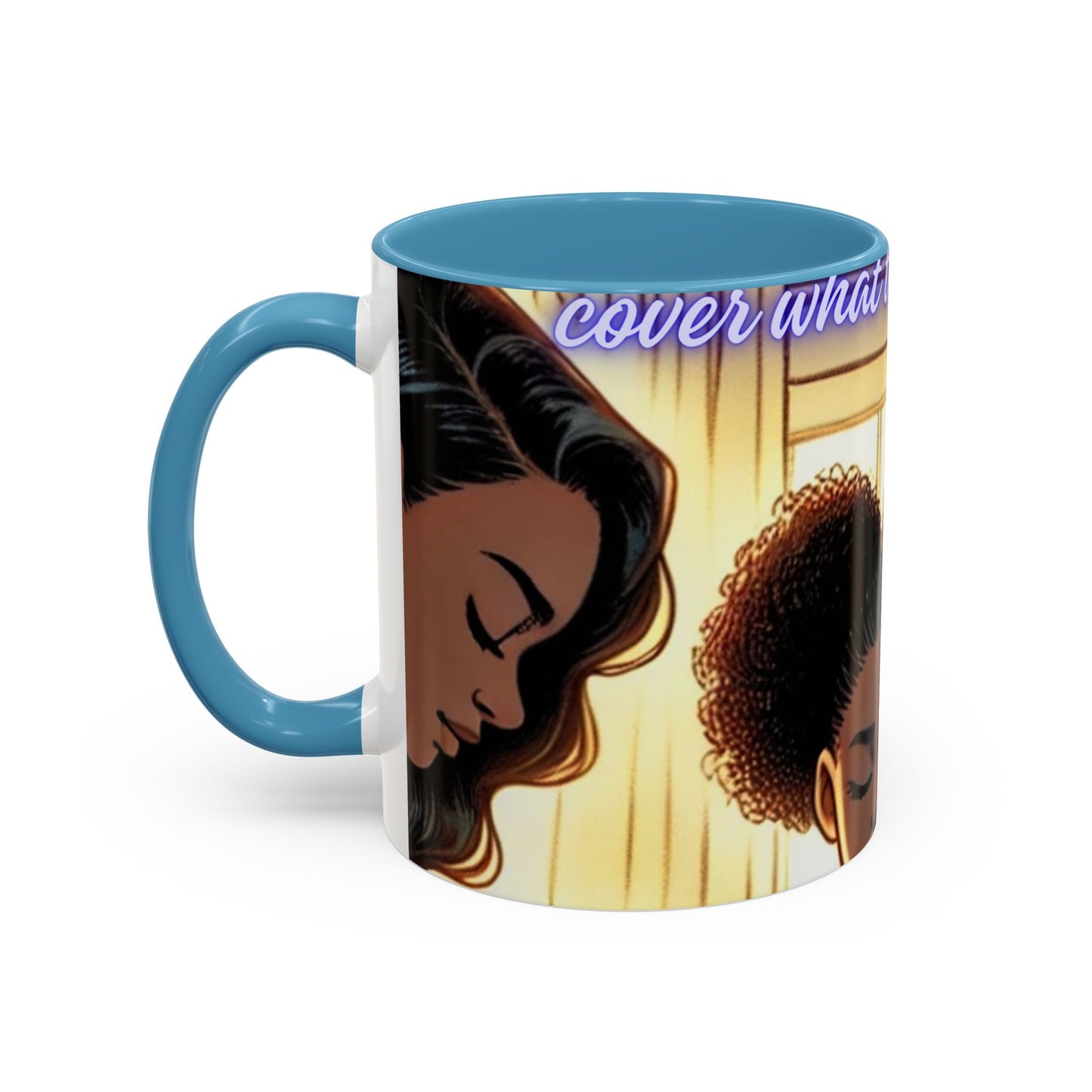 Kash Dream Travel Life Prayer Coffee Mug, Spiritual Mug, Black Family Accent Mug, Faith-Inspired Gift, Family Connection Cup