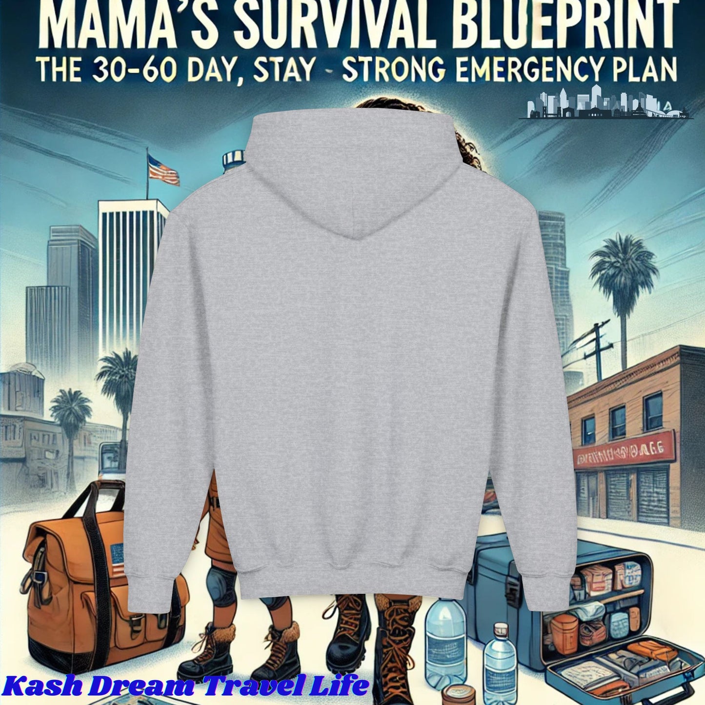 Mama's Survival Blueprint Youth Hoodie - Cozy & Inspirational Sweatshirt