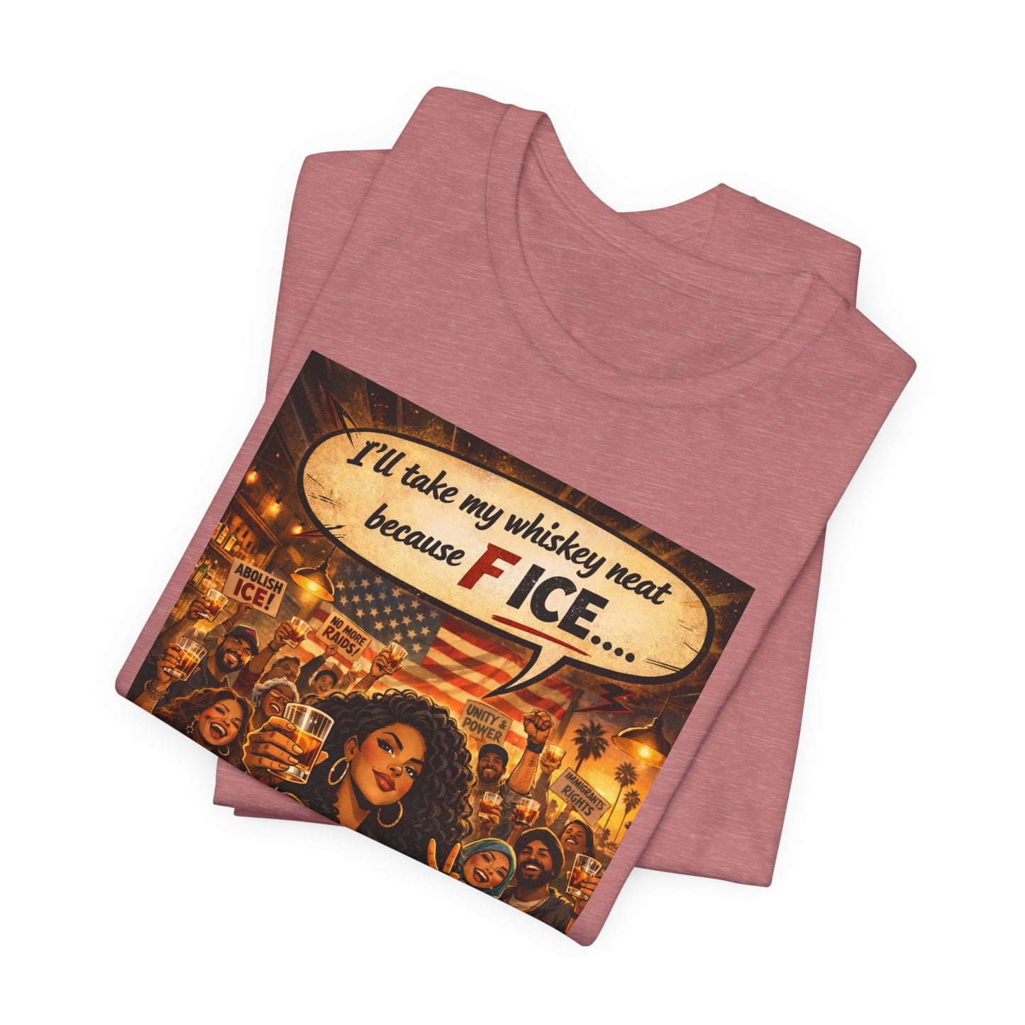 "We All Belong — No ICE" T-Shirt
