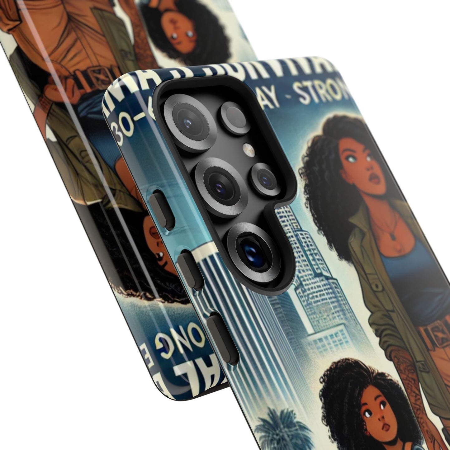 Empowering Phone Case - 'Stay Strong' Survival Design