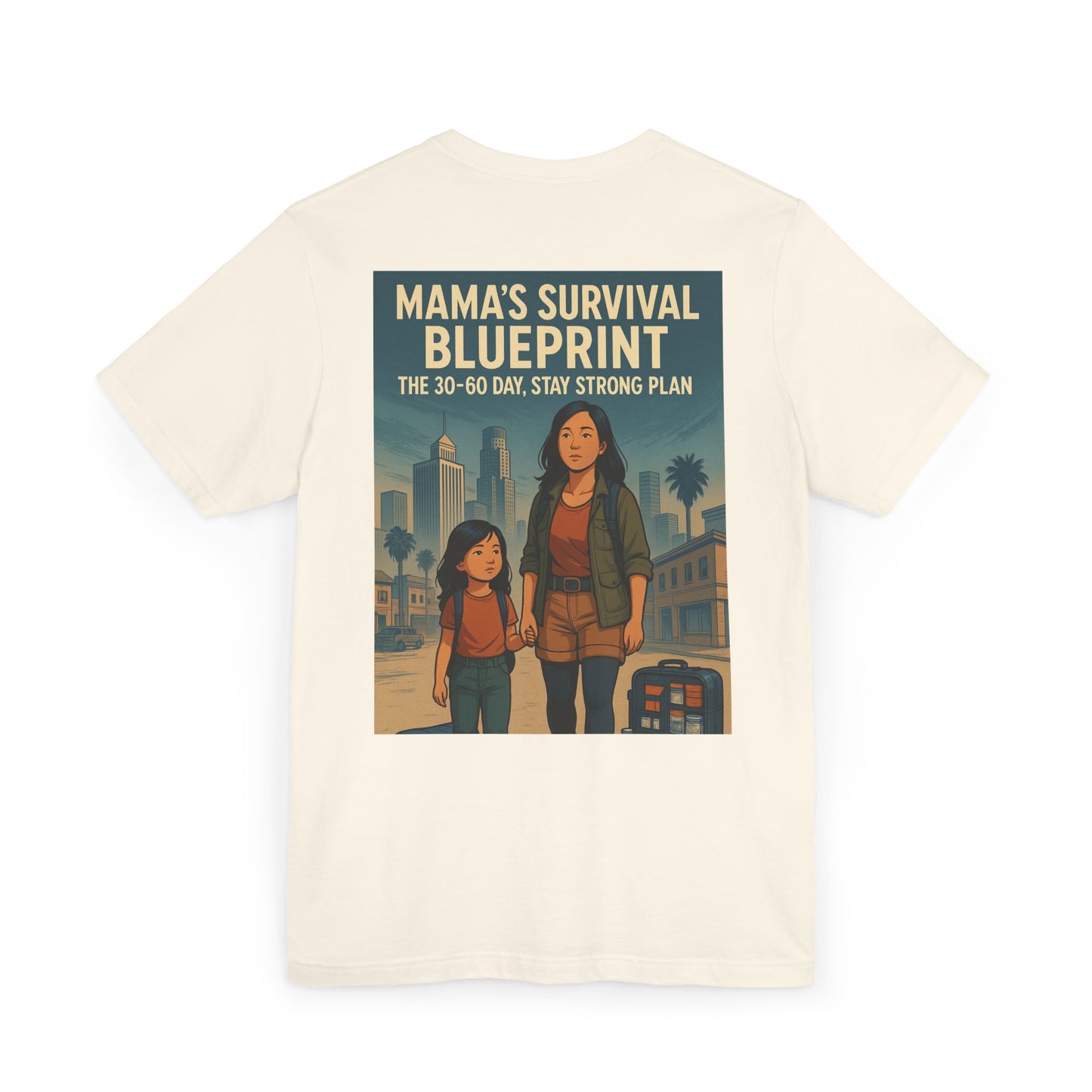 Mama's Survival Blueprint Unisex T-Shirt - Empowering Asian Family Design