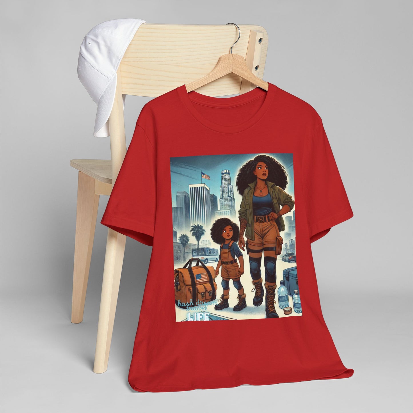 Mama's Survival Blueprint Book -Shirt - Unisex Jersey Tee with Inspiring Artwork