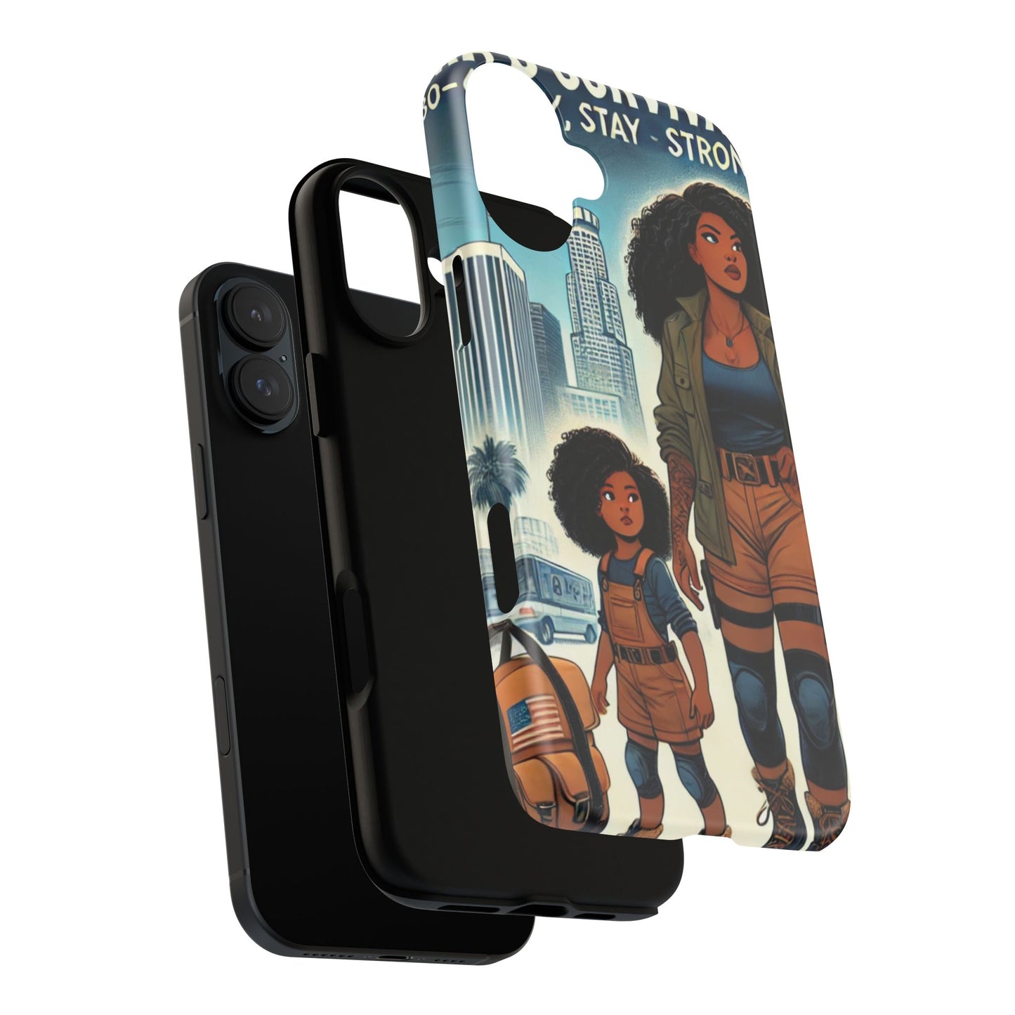 Empowering Phone Case - 'Stay Strong' Survival Design