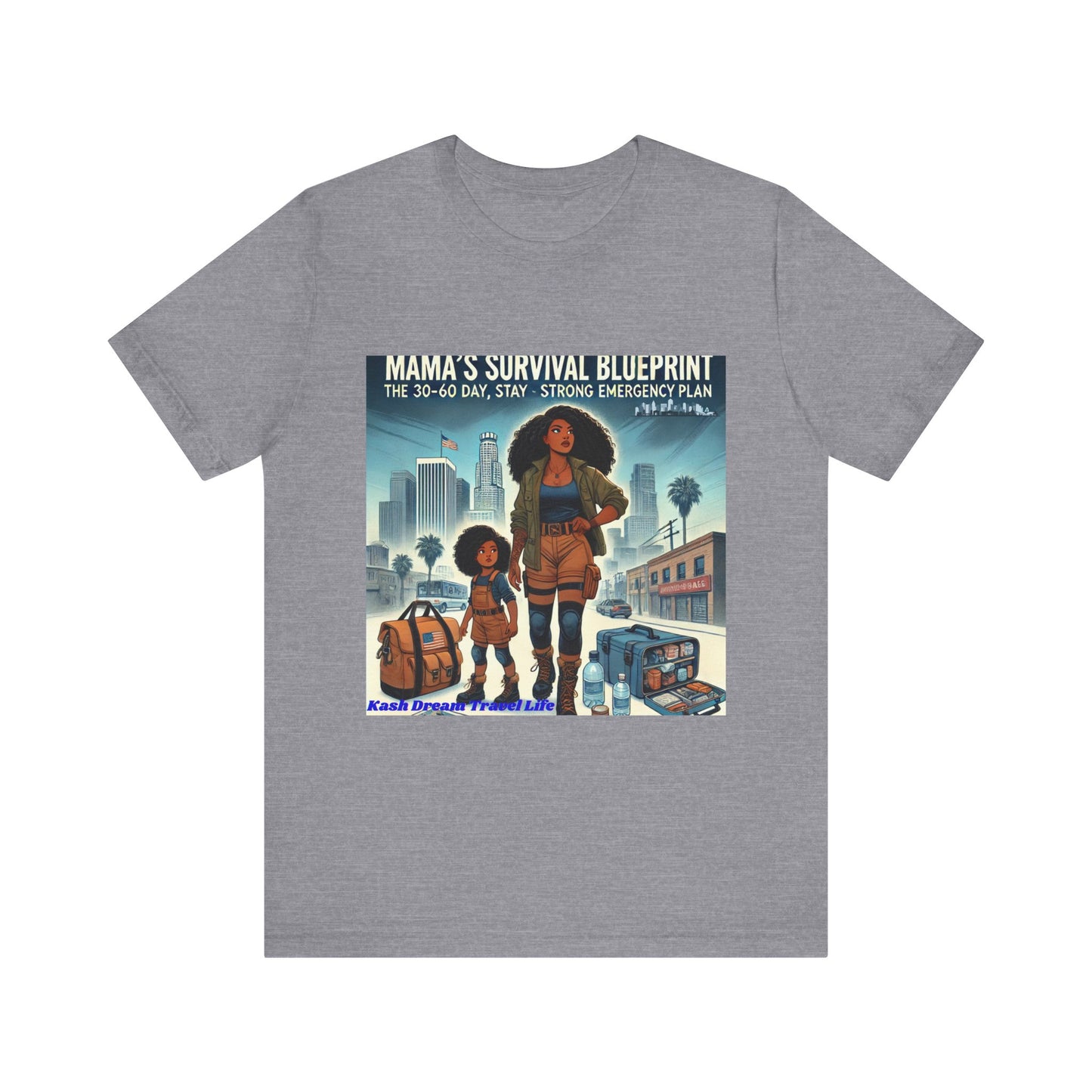 Mama's Survival Blueprint Unisex Tee - Embrace Preparedness and Adventure