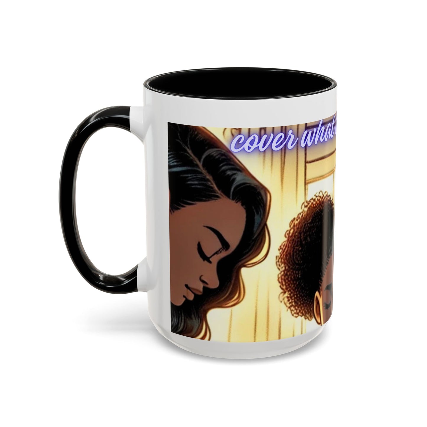 Kash Dream Travel Life Prayer Coffee Mug, Spiritual Mug, Black Family Accent Mug, Faith-Inspired Gift, Family Connection Cup