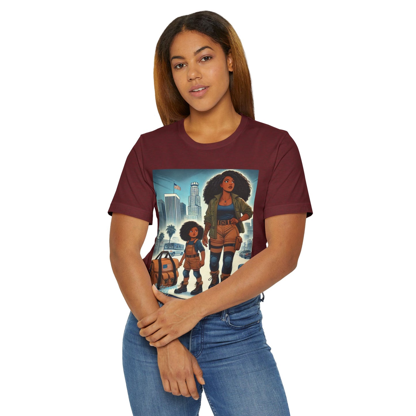 Mama's Survival Blueprint Book -Shirt - Unisex Jersey Tee with Inspiring Artwork