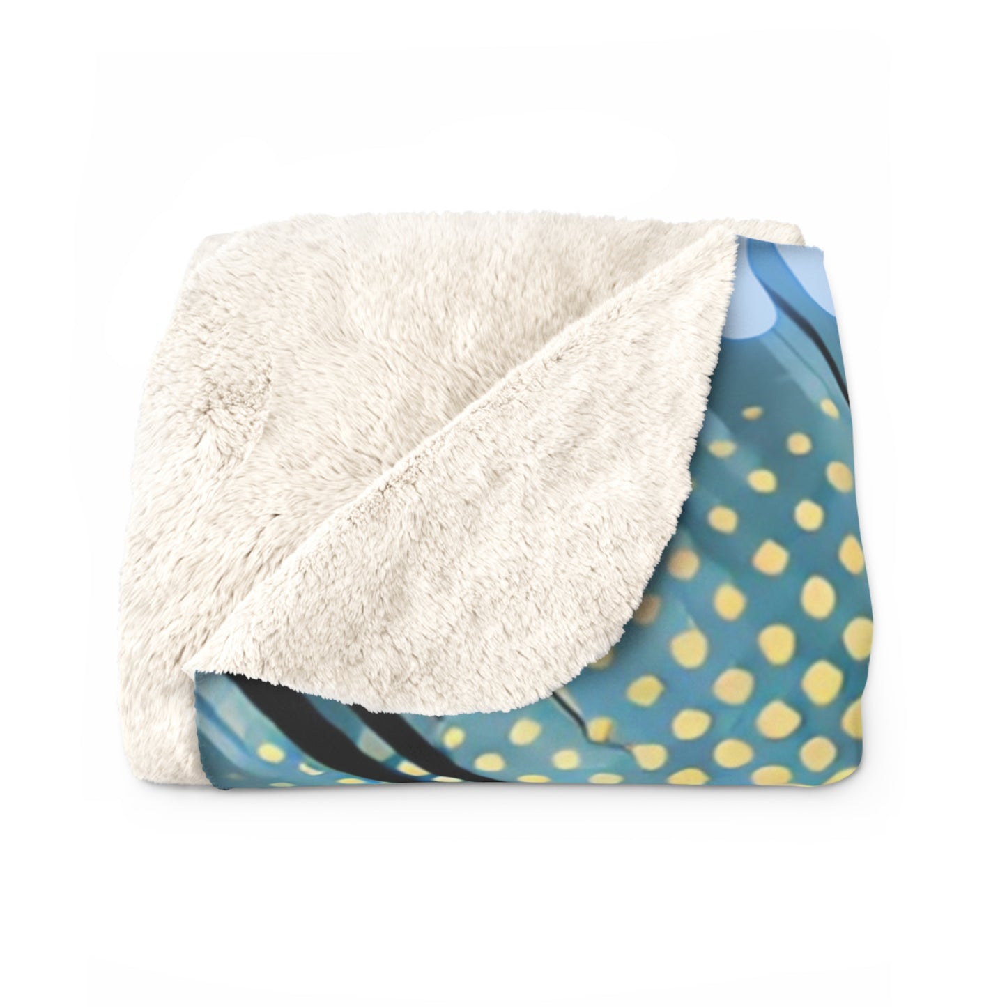 Stylish Sherpa Fleece Blanket - Pop Art Design for Cozy Vibes
