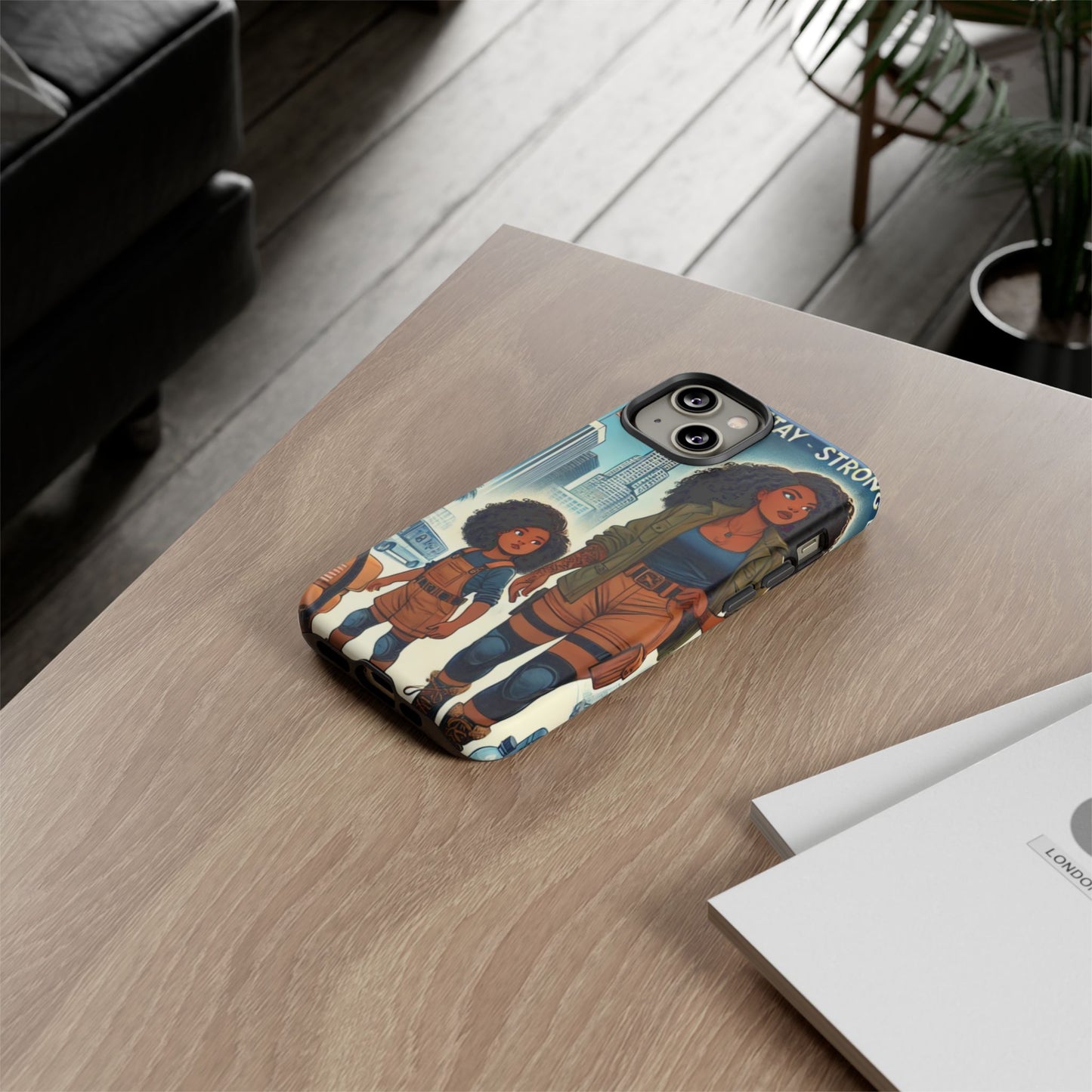 Empowering Phone Case - 'Stay Strong' Survival Design