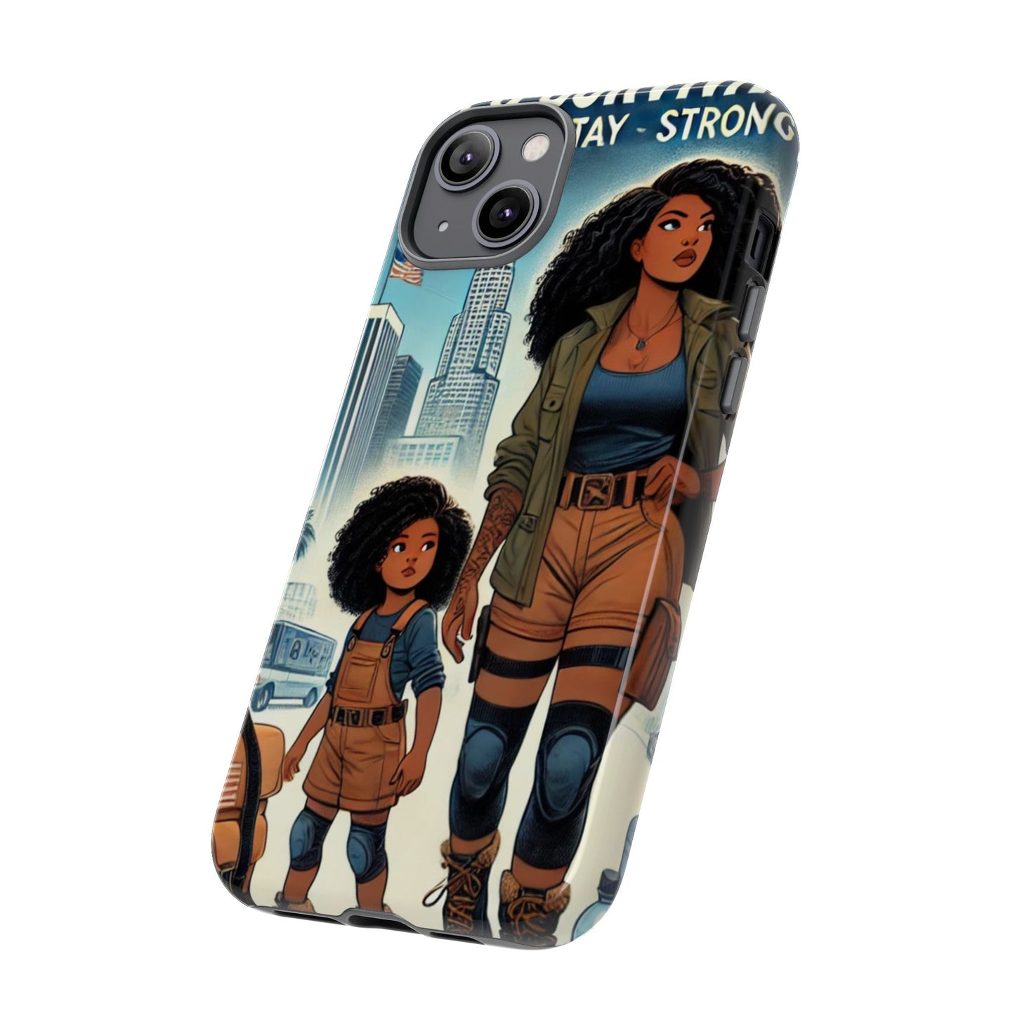 Empowering Phone Case - 'Stay Strong' Survival Design