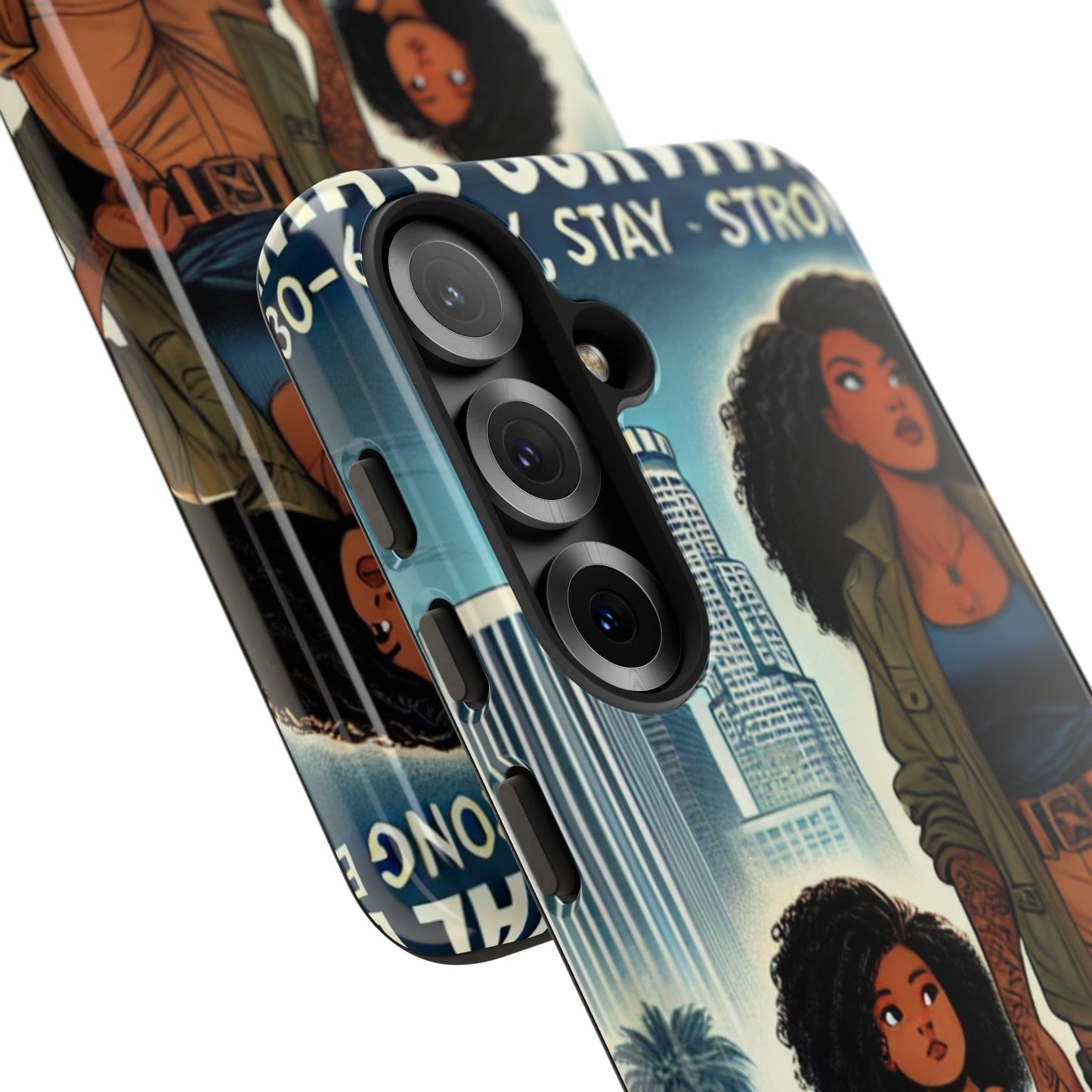 Empowering Phone Case - 'Stay Strong' Survival Design