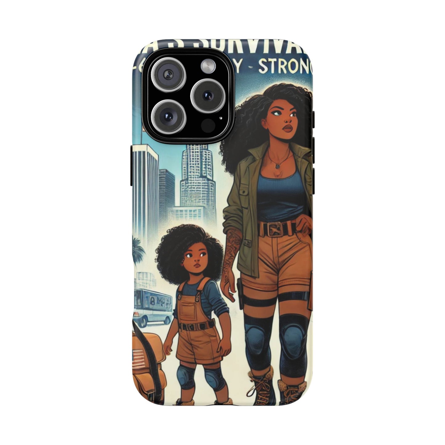 Empowering Phone Case - 'Stay Strong' Survival Design