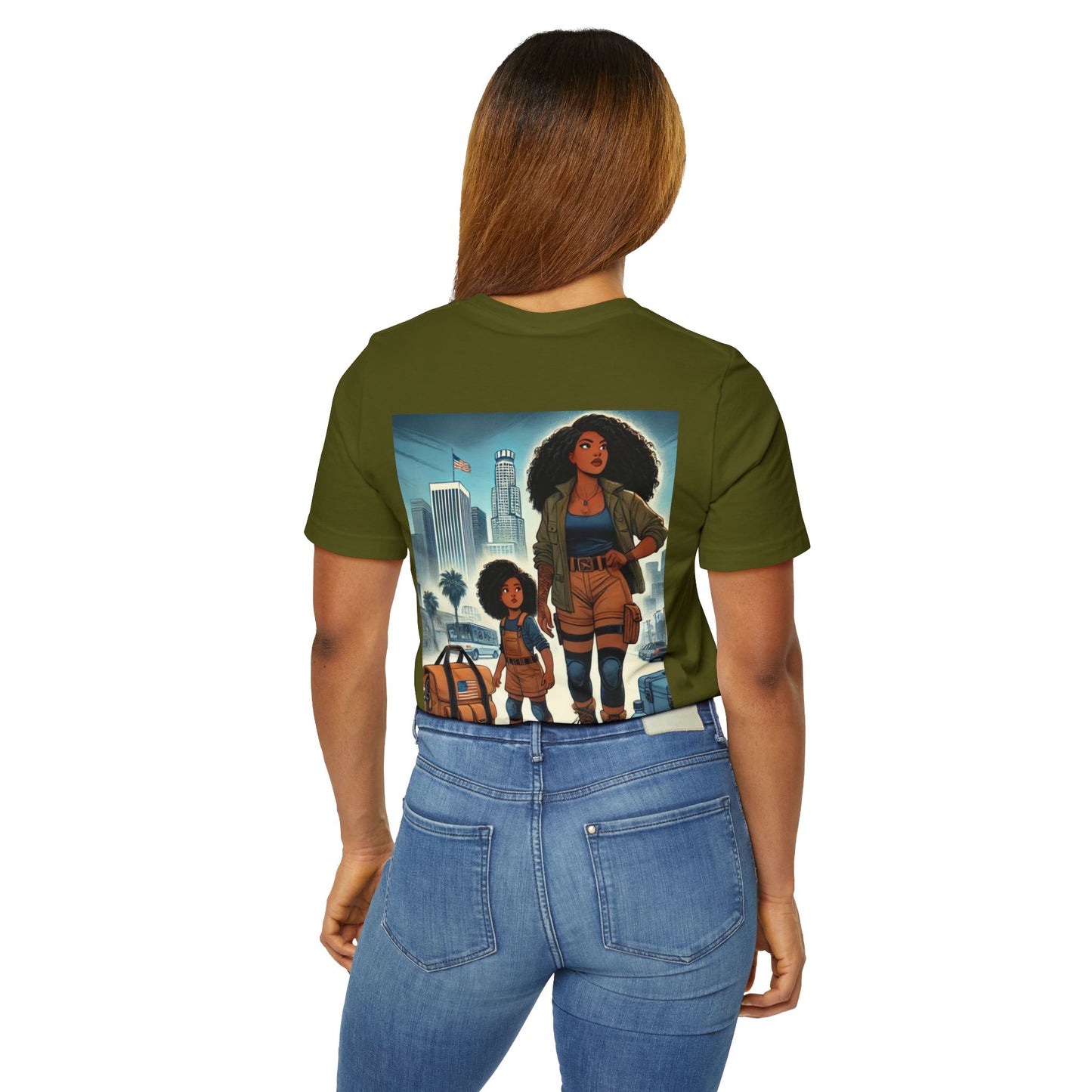 Mama's Survival Blueprint Book -Shirt - Unisex Jersey Tee with Inspiring Artwork