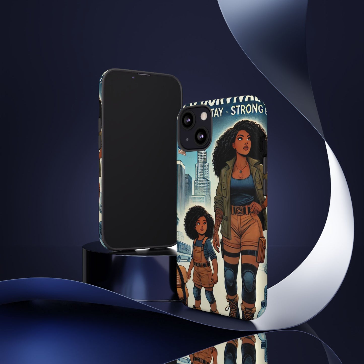 Empowering Phone Case - 'Stay Strong' Survival Design