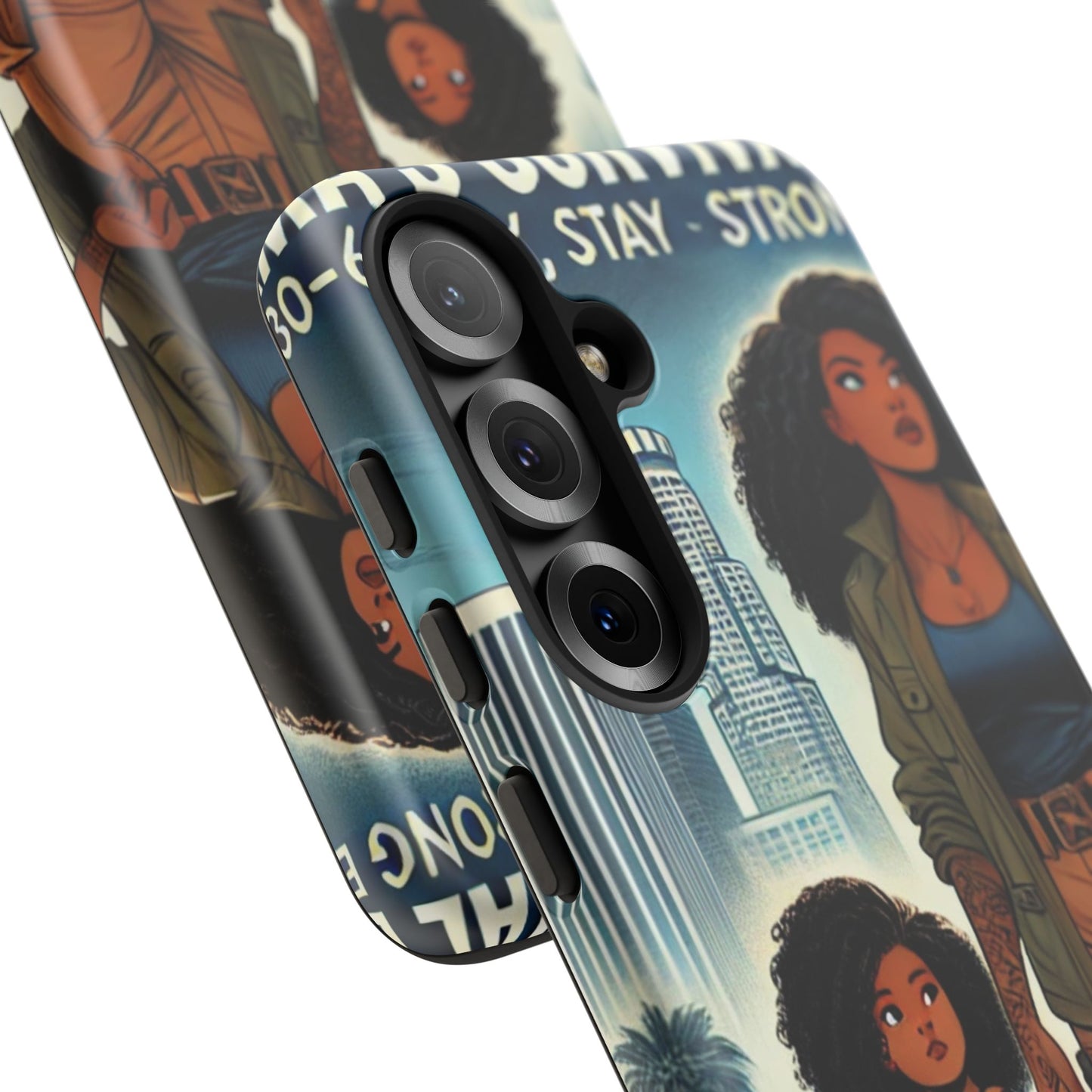 Empowering Phone Case - 'Stay Strong' Survival Design
