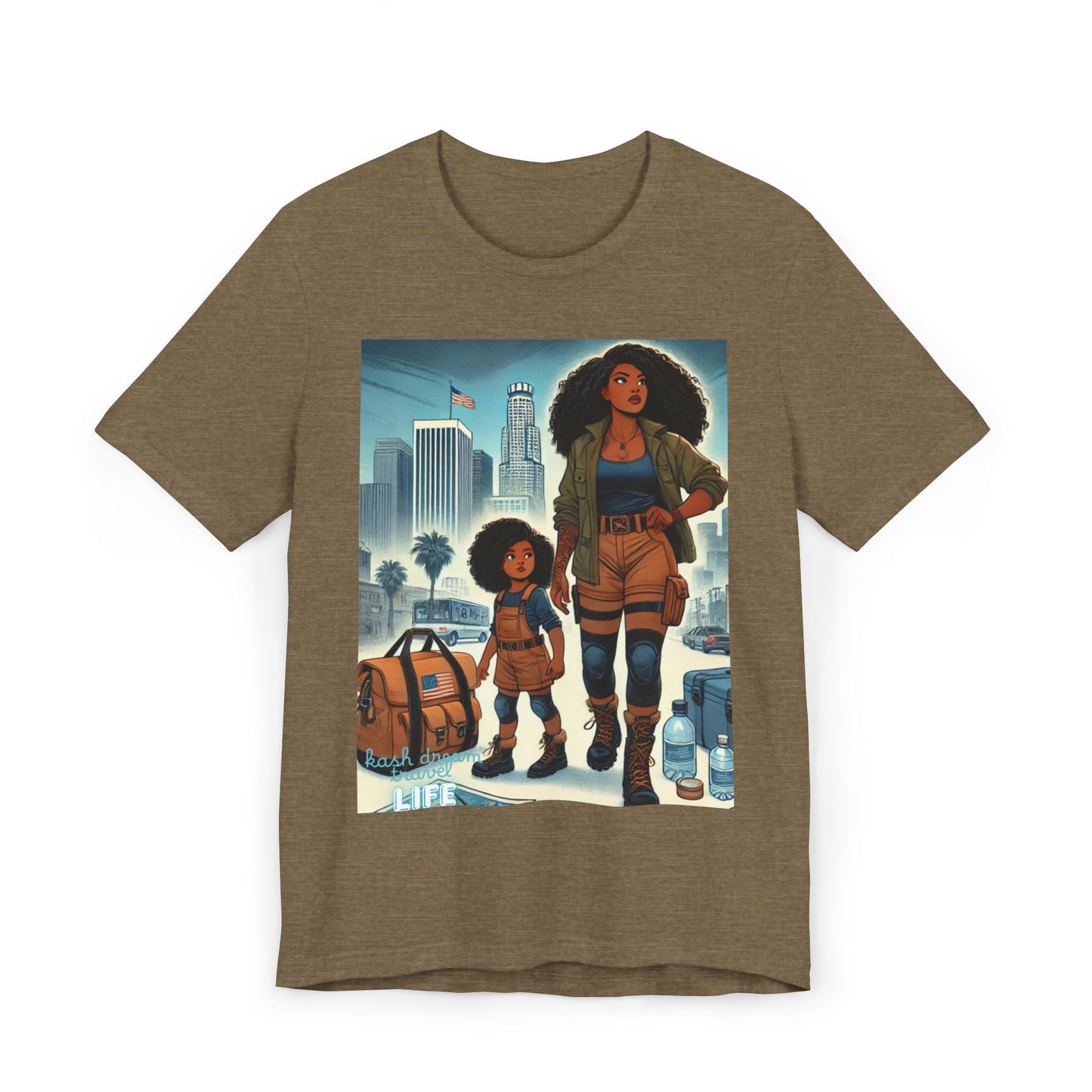 Mama's Survival Blueprint Book -Shirt - Unisex Jersey Tee with Inspiring Artwork
