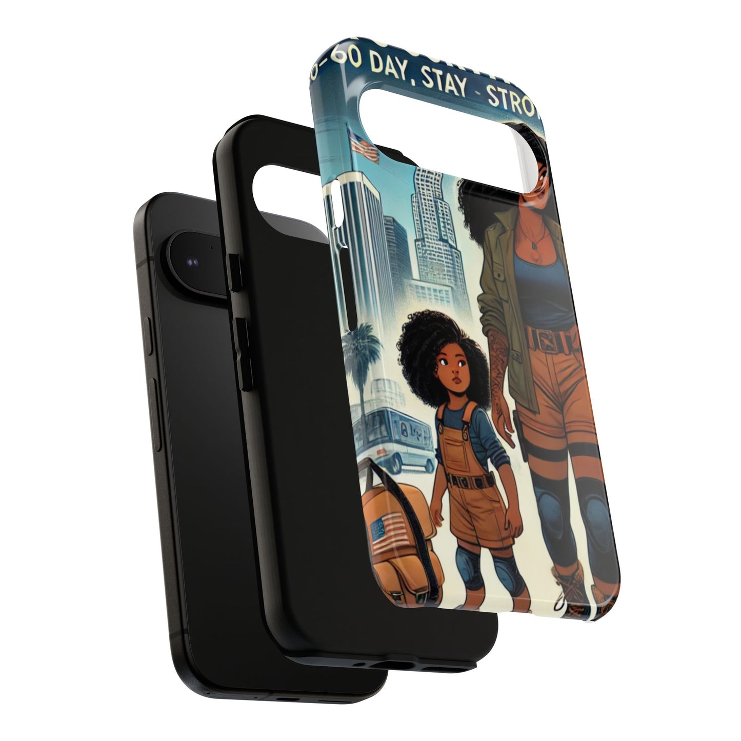 Empowering Phone Case - 'Stay Strong' Survival Design