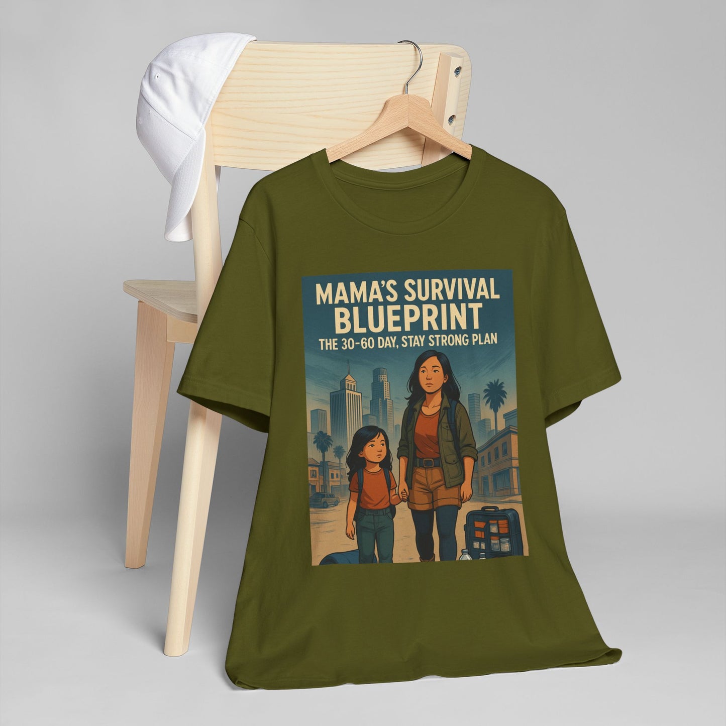 Mama's Survival Blueprint Unisex T-Shirt - Empowering Asian Family Design