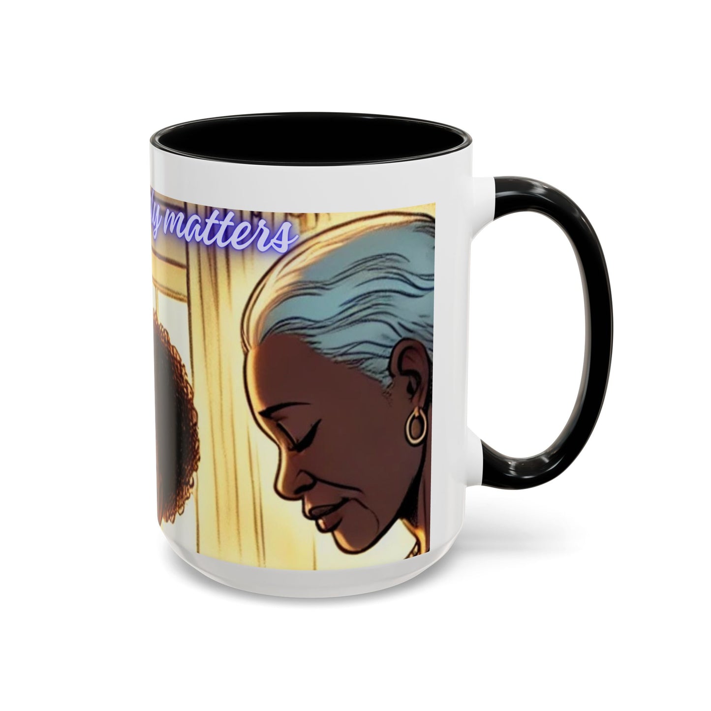 Kash Dream Travel Life Prayer Coffee Mug, Spiritual Mug, Black Family Accent Mug, Faith-Inspired Gift, Family Connection Cup