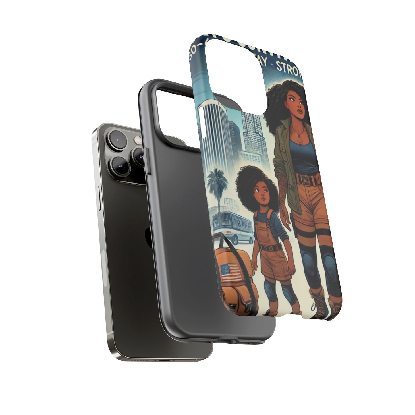 Empowering Phone Case - 'Stay Strong' Survival Design