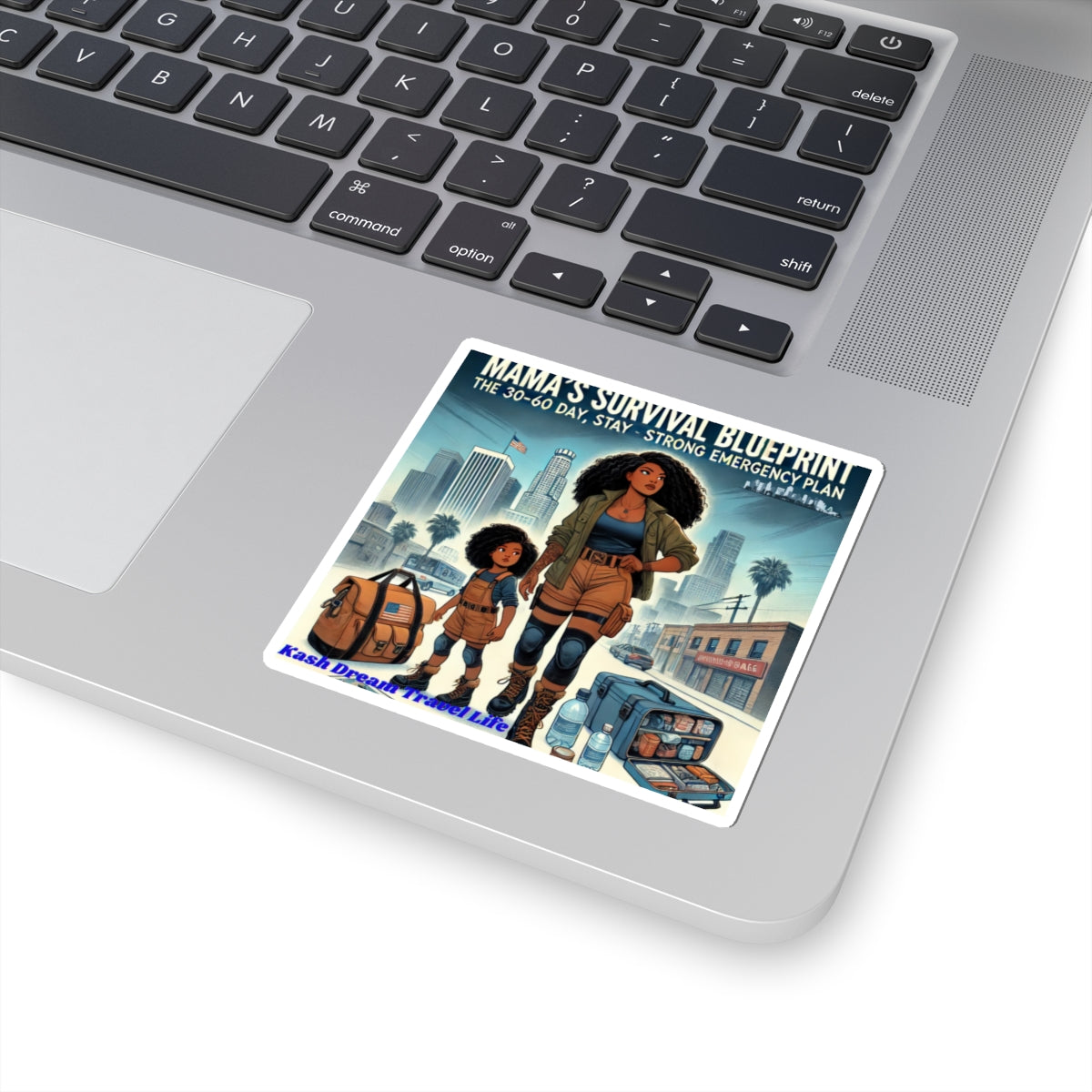 Mama's Survival Blueprint Kiss-Cut Stickers | Empowering Family Travel & Emergency Prep